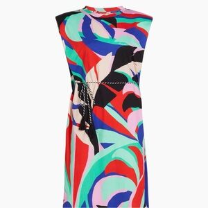 Farm Rio Monstera T-Shirt Midi Dress